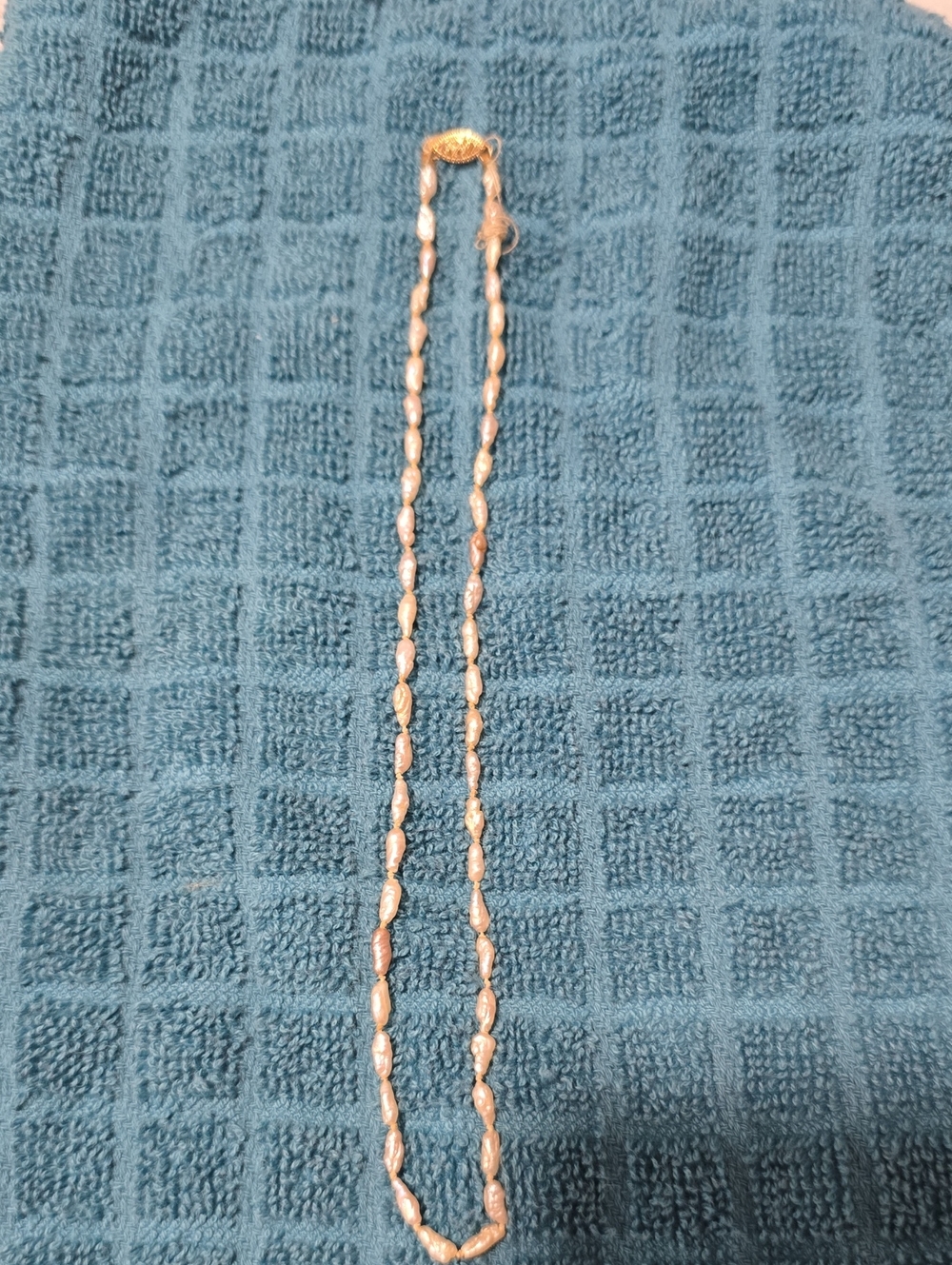 Freshwater Rice Pearl Necklace